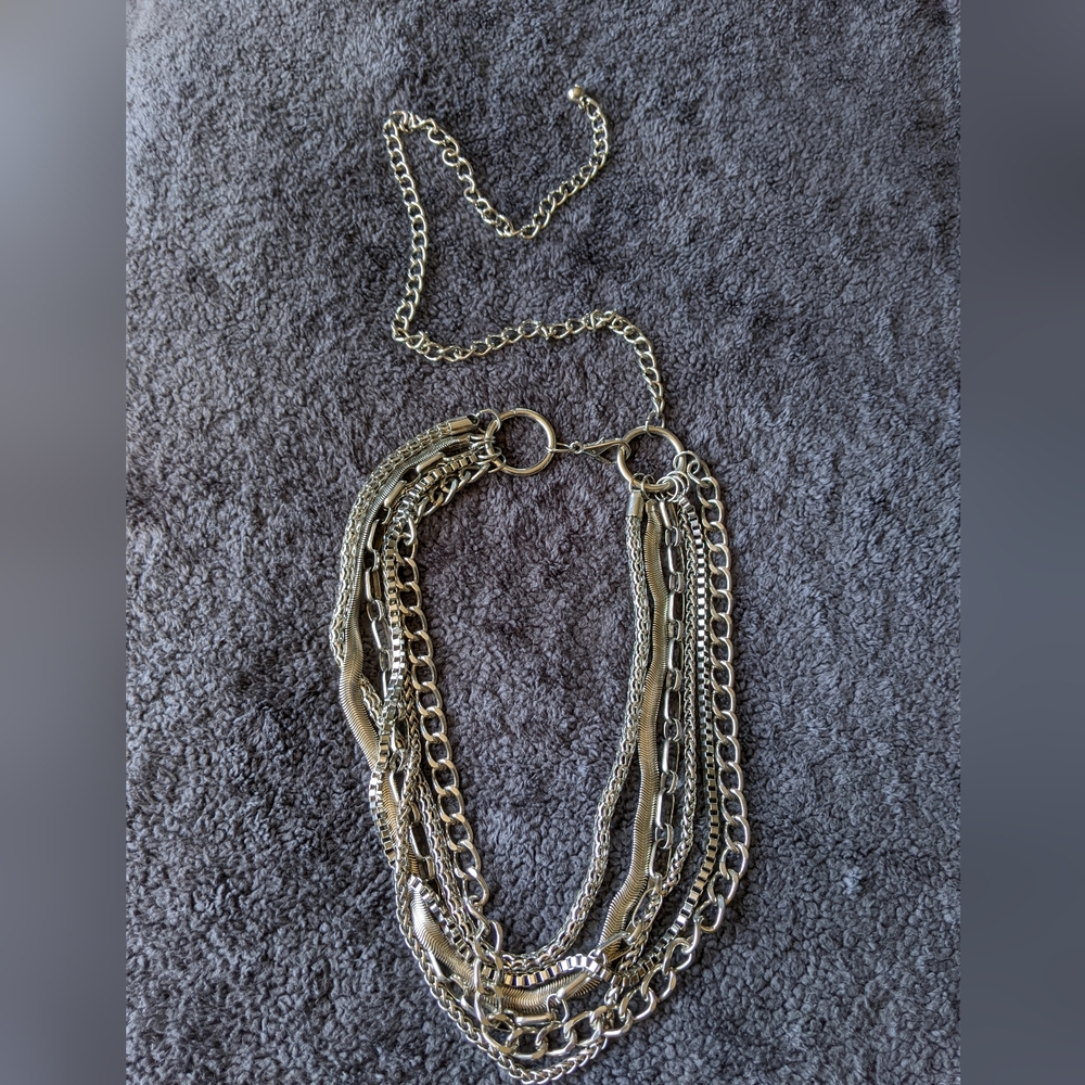 Vintage Silver Chain Necklace